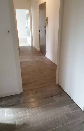 Nouveau sol en carrelage