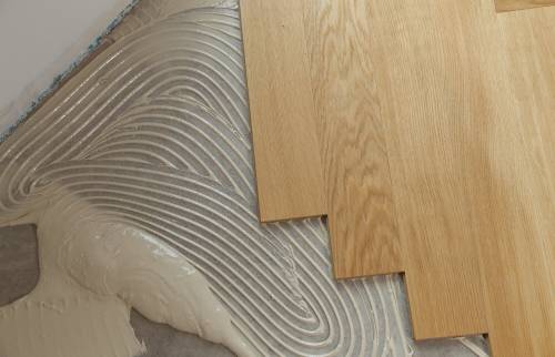 Parquet pose collée