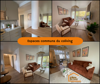 Rénovation d'appartement en espace coliving avec aménagement de l'espace commun -Montauban 82000