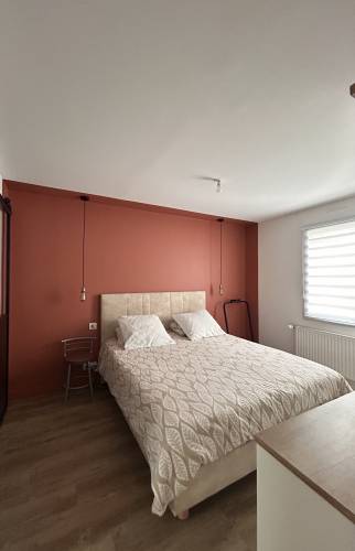 chambre après chambre parentale rénovée avec dressing sur mesure