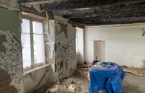 renovation courtier travaux maison ancienne à Combourg (35270)