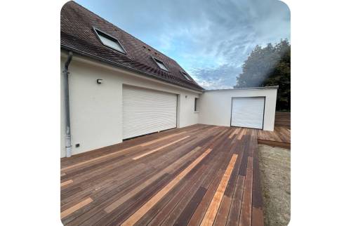 Faire une terrasse sur le long de sa maison 