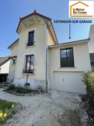 Surélévation sur garage (Montgeron 91230)
