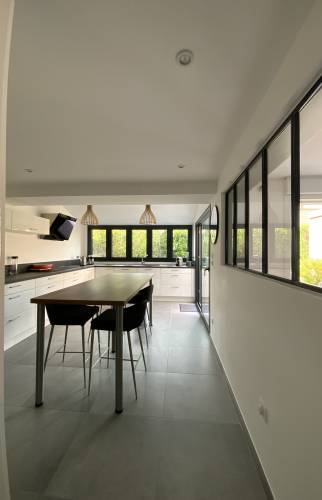 Extension de maison pour augmenter la superficie de cuisine à Igny (91)