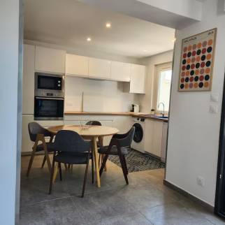 Rénovation de maison avec cuisine ouverte sur le salon - Pérols 34470