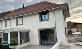 Rénovation d’une façade à Saint-Savin