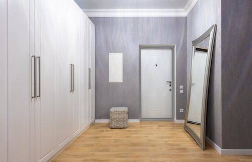 Espace rangement sur le palier