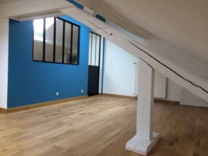 Aménagement de combles avec verrière d'atelier et porte-verrière coulissante - Brie-Comte-Robert 77170