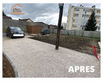 Travaux de maçonnerie pour poser un abri de jardin