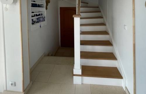 Le début de l'escalier