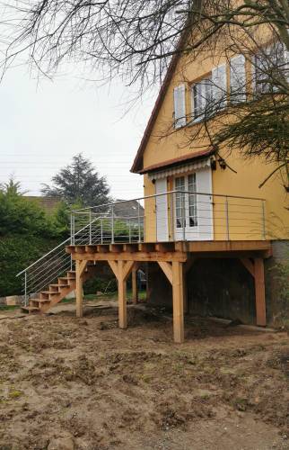 Terrasse surélevée Pfaffenhoffen