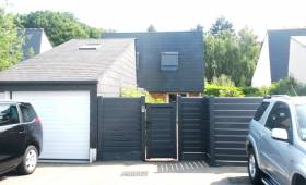 Pose de portillon en aluminium