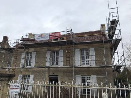 Travaux de rénovation de la couverture (Mathieu 14920)