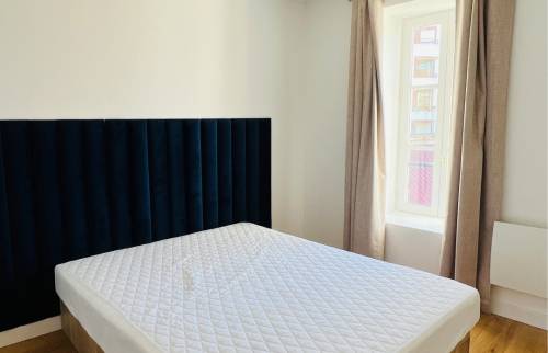 chambre appartement bleu