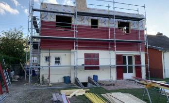 Surélevation en ossature Bois la Maison des Travaux Rouen 2