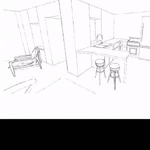 Agencement sur plan - Damien Bernabeu - La Maison Des Architectes