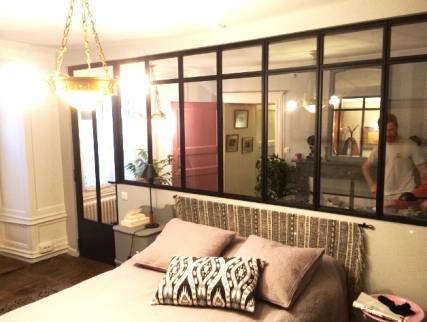 Pose d'une verrière à Poissy