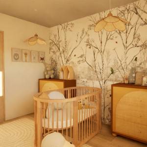 Aménageemnt et décoration d'une chambre pour bébé