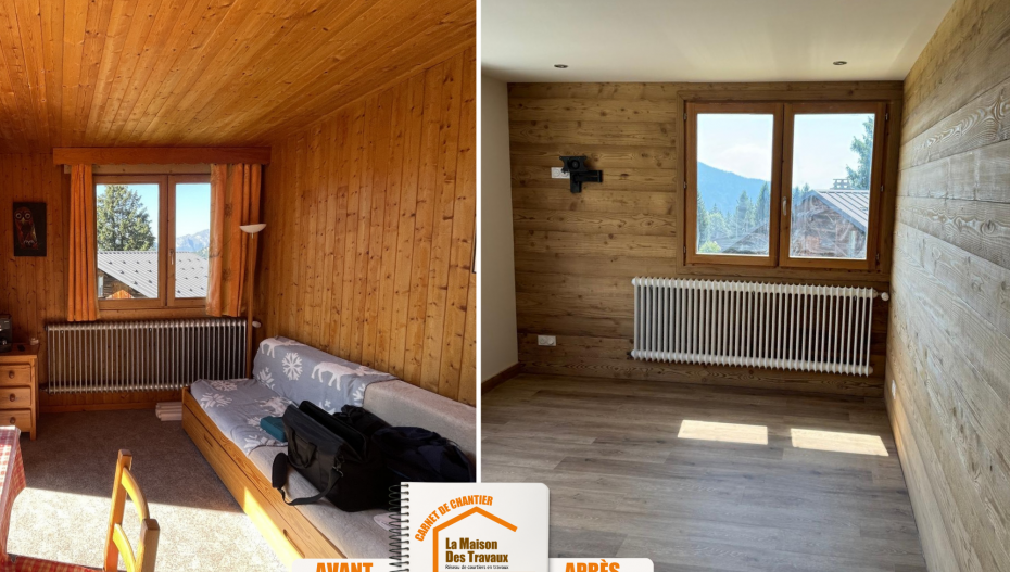 Travaux de rénovation intérieure, création chambre sur-mesure, visualisation 3D rénovation