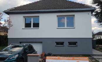 réalisation d'une rénovation énergétique avec l'ITE