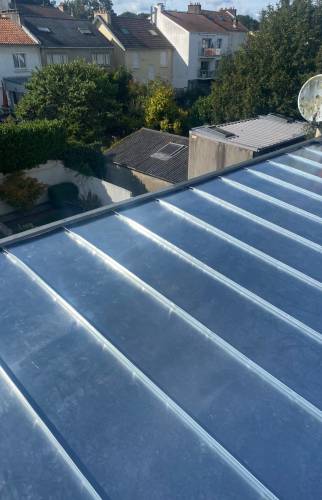 Création d'une lucarne au sud de Nantes - travaux en cours