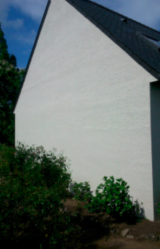 Façade de maison après travaux de rénovation et de peinture extérieure - Pornic 44210