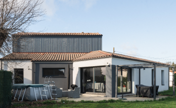 Surélévation d'une maison aux Sorinières