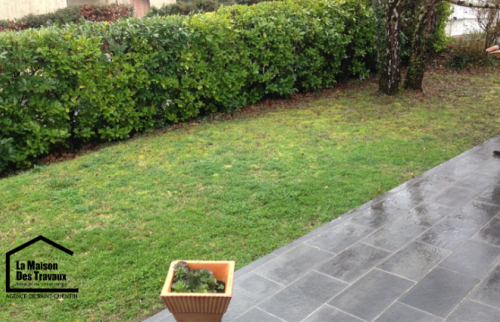 Avant aménagement terrasse bois 