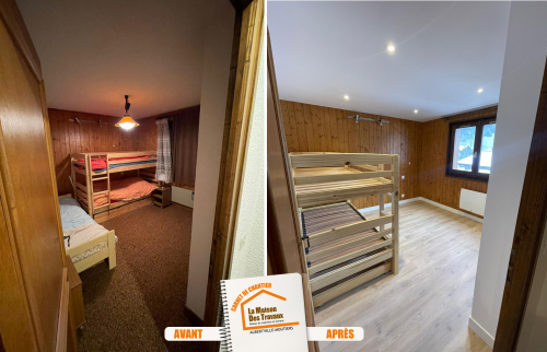 rénovation appartement montagne, modernisation appartement Praz-sur-Arly, travaux salle de bain Praz-sur-Arly