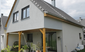 Extension de maison sur pilotis 