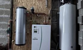 Travaux de rénovation énergétique avec installation d'une pompe à chaleur air-eau - Glun 07300
