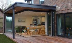 extension bois alu