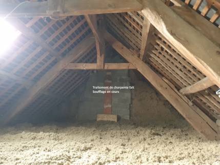 Travaux en cours : rénovation énergétique maison