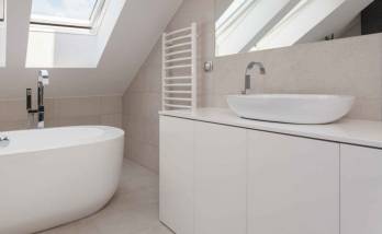 Création d'une salle de bain sous pente