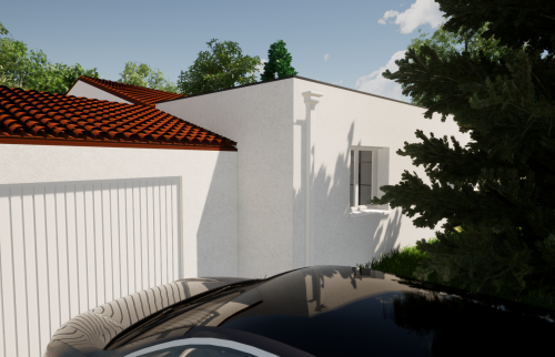 Aperçu 3D - Extension de 21 m² à Vertou