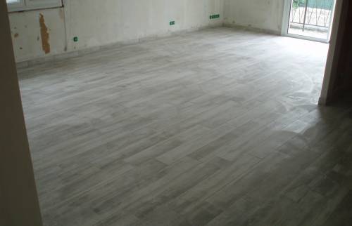 Carrelage du séjour terminé à BLOIS (41)