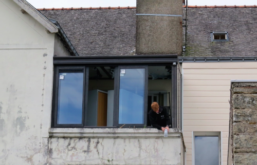 Véranda en alu noir - Guidel (56520)