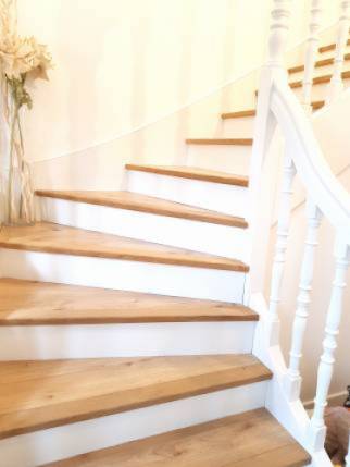 Pose d'un escalier sur mesure