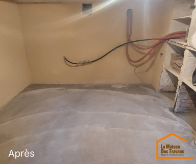 Rénovation cave après