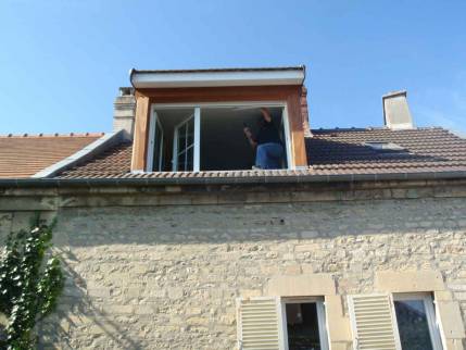 Création d'une fenêtre de toit dans le Calvados
