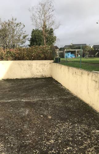 Il fallait refaire un béton dans la descente de garage.