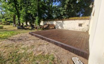Terrasse bois Montigny sur Loing