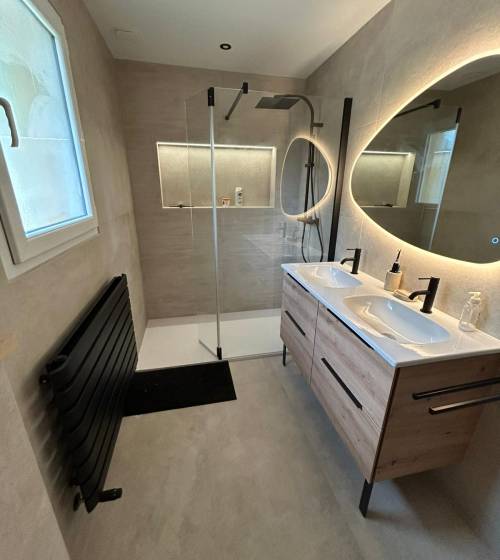 Rénovation d'une salle de bain à Cessieu