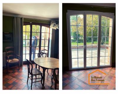 Remplacement de porte-fenêtres cintrées