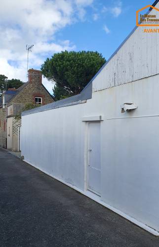 Réalisation d'un extension à Dinard - avant travaux