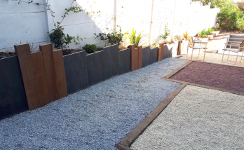 Aménagement d'une allée de jardin