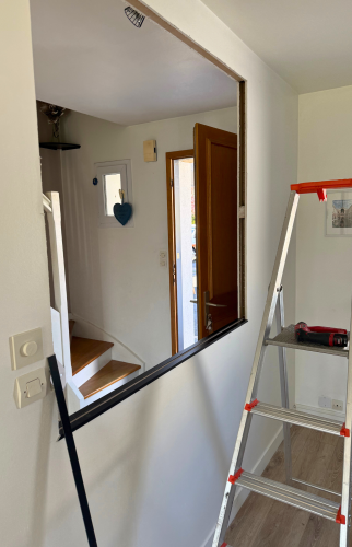 Création d’une verrière intérieure à Couëron 3