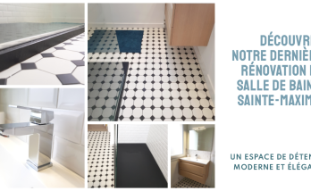 Transformation Élégante d'une Petite Salle de Bain à Sainte-Maxime
