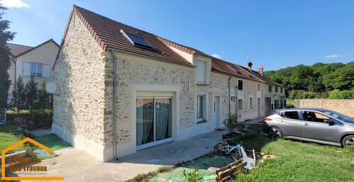 Façade de maison après travaux de rénovation de façade - Yèbles 77390