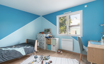 Création de deux chambres pour enfants à Vertou